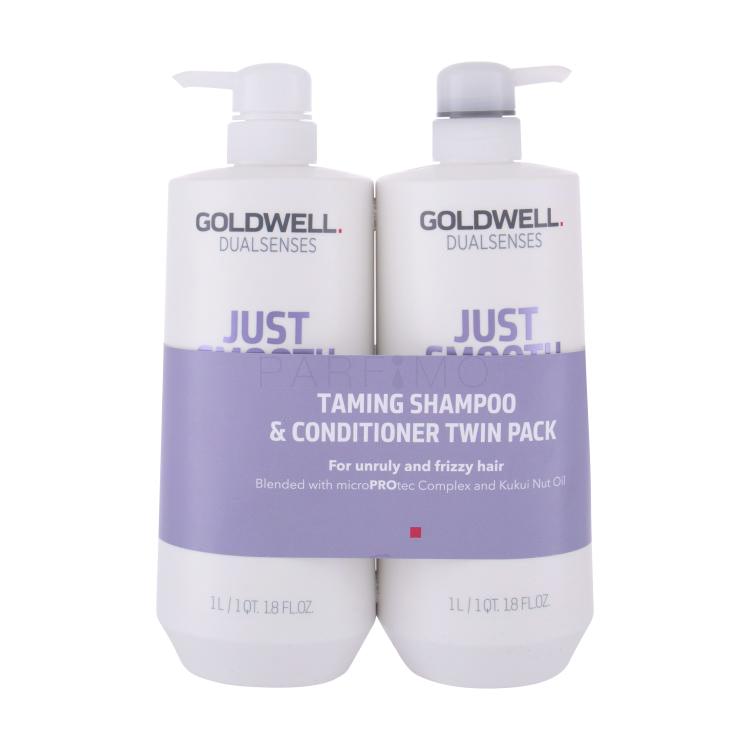 Goldwell Dualsenses Just Smooth Pacco regalo shampoo 1000 ml + balsamo 1000 ml