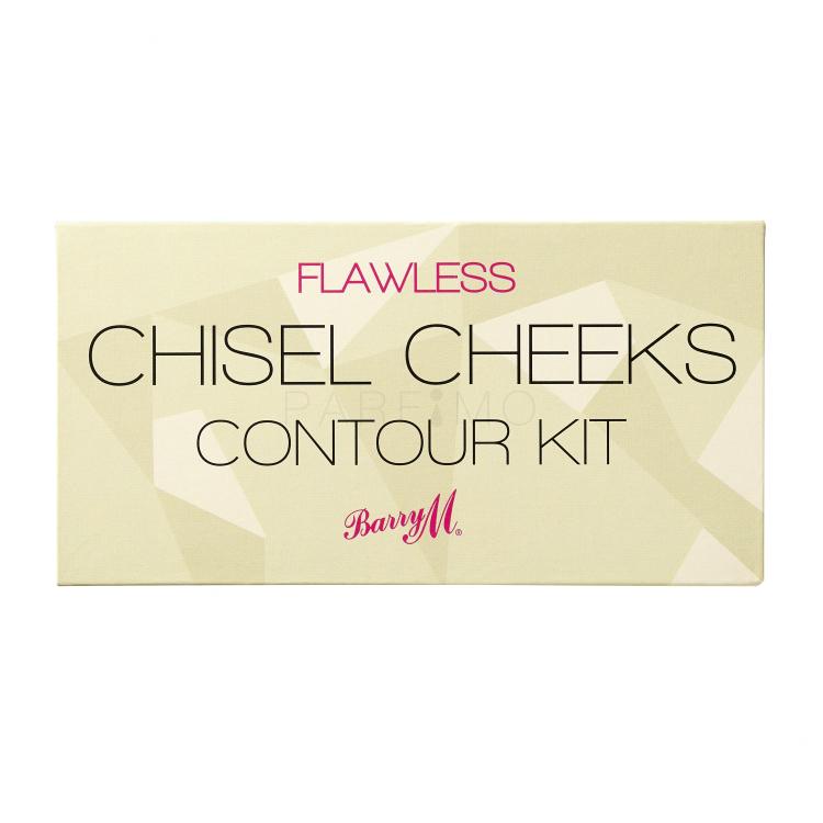 Barry M Flawless Chisel Cheeks Contour Kit Cipria donna 2,5 g Tonalità Light - Medium