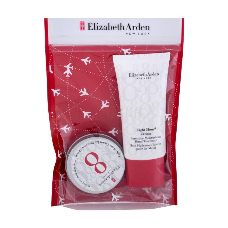 Elizabeth Arden Eight Hour Cream Travel Kit Pacco regalo crema mani 30 ml + balsamo labbra 13 ml
