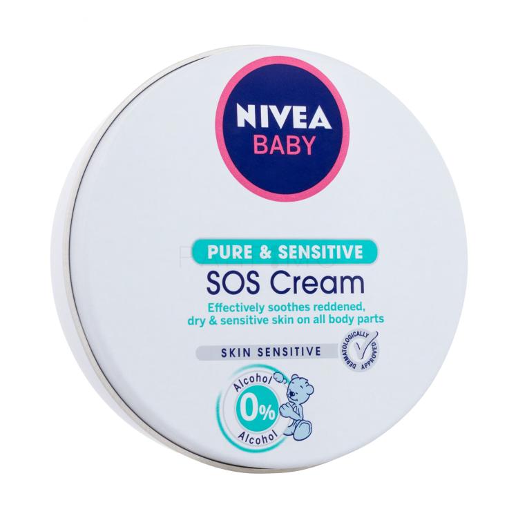 Nivea Baby SOS Cream Pure &amp; Sensitive Crema giorno per il viso bambino 150 ml