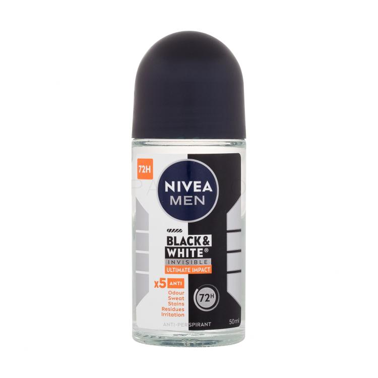 Nivea Men Invisible For Black &amp; White Ultimate Impact 72h Antitraspirante uomo 50 ml
