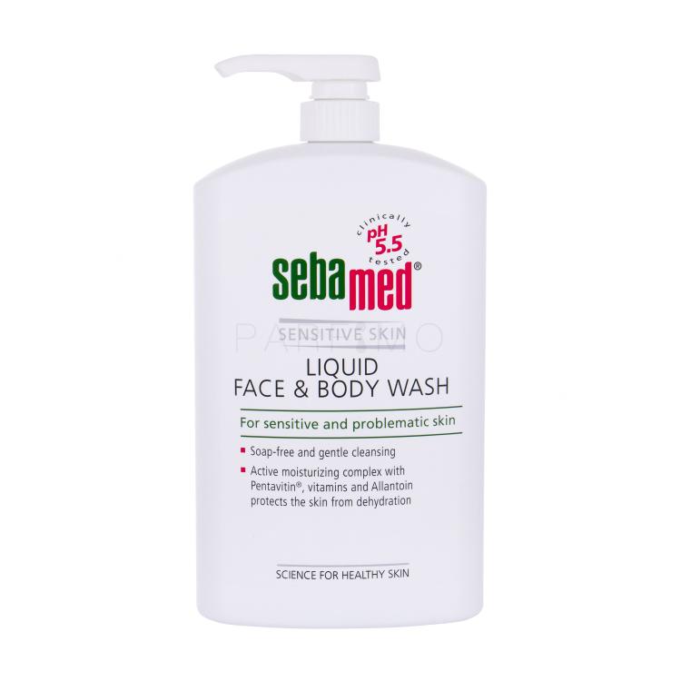 SebaMed Sensitive Skin Face &amp; Body Wash Sapone liquido donna 1000 ml