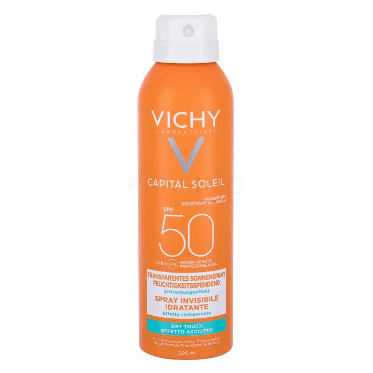 Vichy Capital Soleil Invisible Hydrating Mist SPF50 Protezione solare corpo donna 200 ml