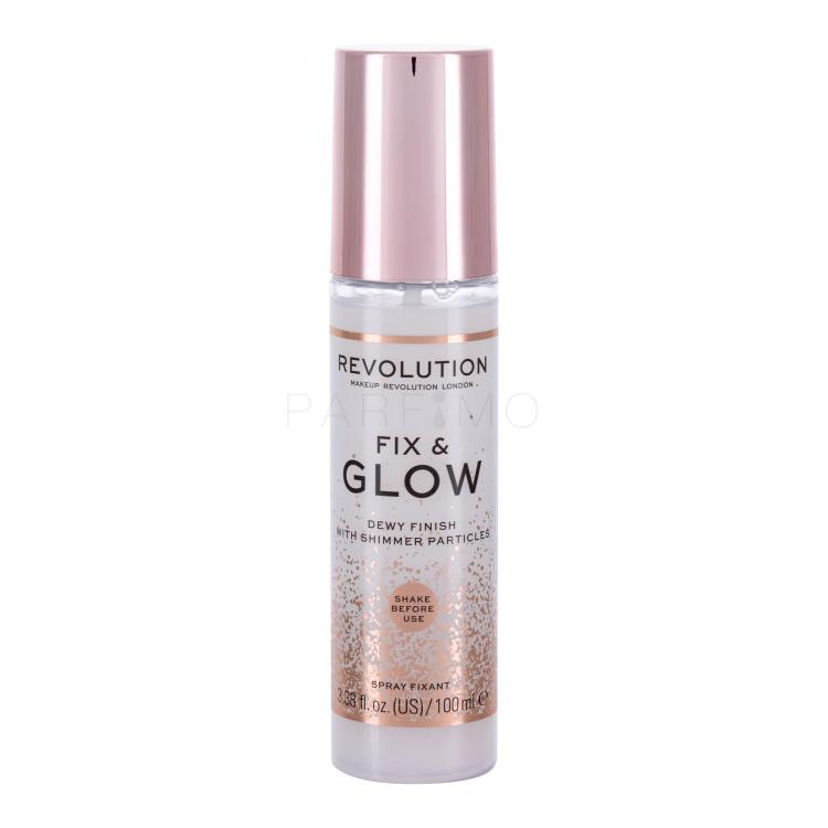 Makeup Revolution London Fix &amp; Glow Dewy Finish Fissatore make-up donna 100 ml