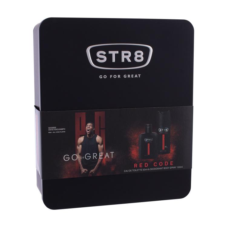 STR8 Red Code Pacco regalo eau de toilette 50 ml + deodorante 150 ml