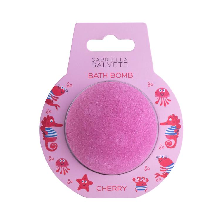Gabriella Salvete Kids Bath Bomb Cherry Bomba da bagno bambino 100 g