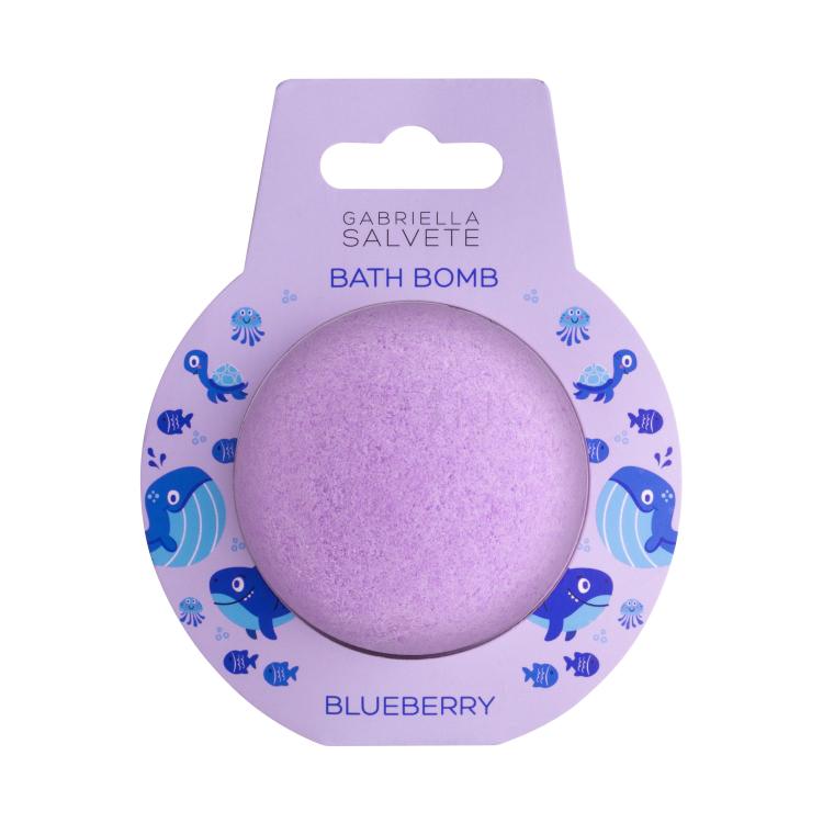 Gabriella Salvete Kids Bath Bomb Blueberry Bomba da bagno bambino 100 g