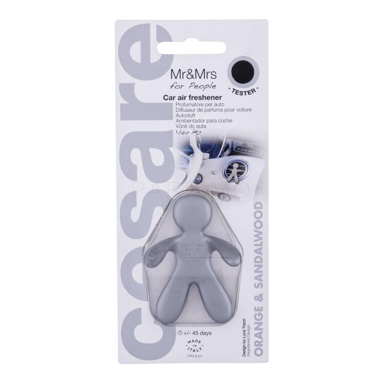 Mr&amp;Mrs Fragrance Cesare Orange &amp; Sandalwood Deodorante per auto 1 pz