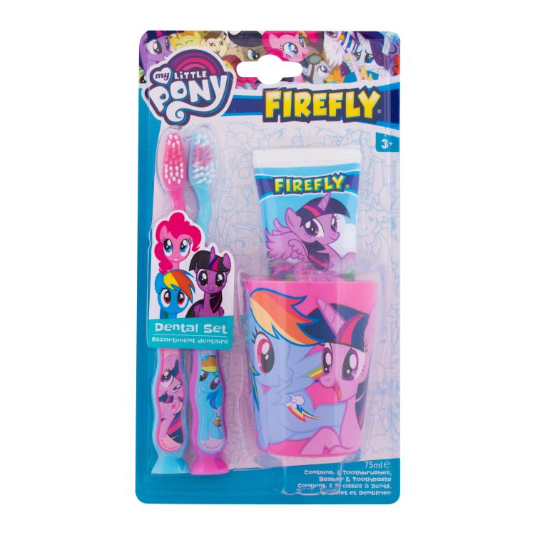 My Little Pony Toothpaste Pacco regalo dentifricio My Little Pony 75 ml + spazzolino My Little Pony 2 ks + bicchierino My Little Pony