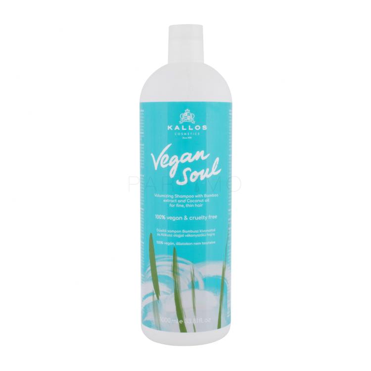 Kallos Cosmetics Vegan Soul Volumizing Shampoo donna 1000 ml