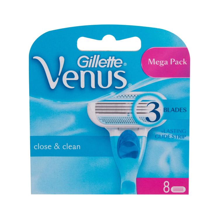 Gillette Venus Close &amp; Clean Lama di ricambio donna Set