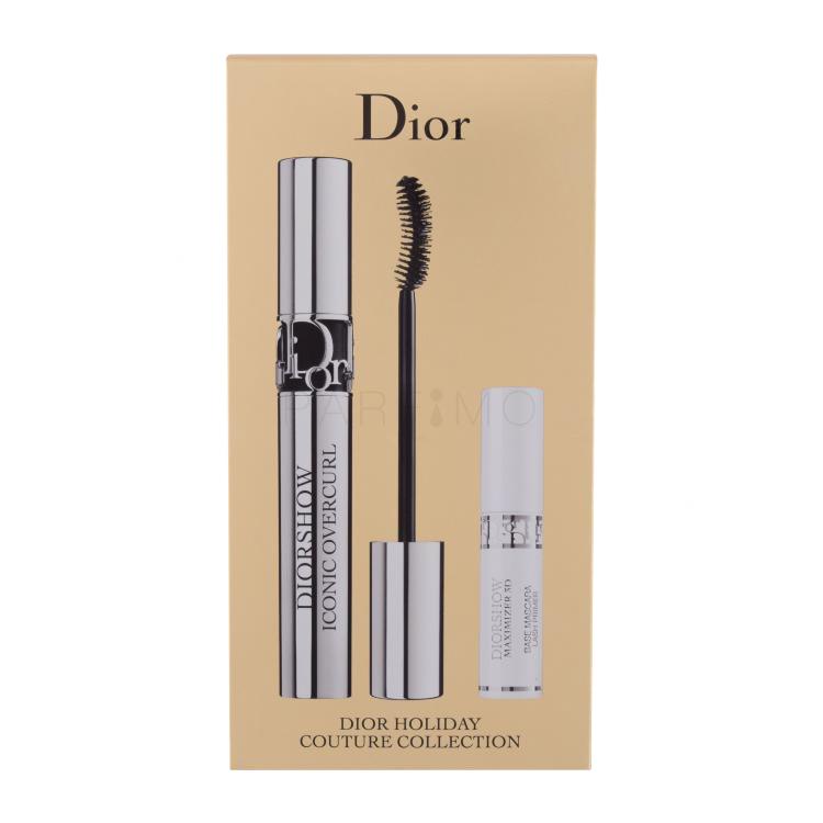 Christian Dior Diorshow Iconic Overcurl Pacco regalo mascara Diorshow Iconic Overcur 6 g + base mascara Diorshow Maximizer 3D 4 ml