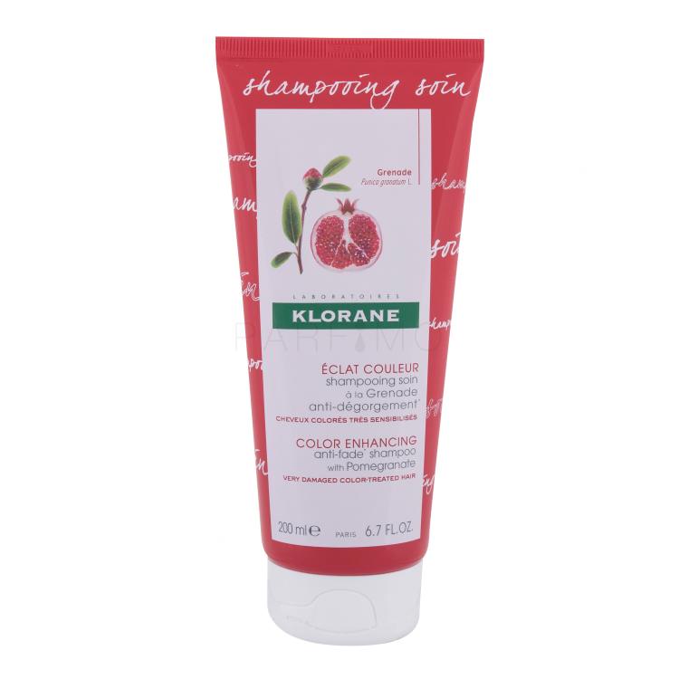 Klorane Pomegranate Color Enhancing Anti-Fade Shampoo donna 200 ml
