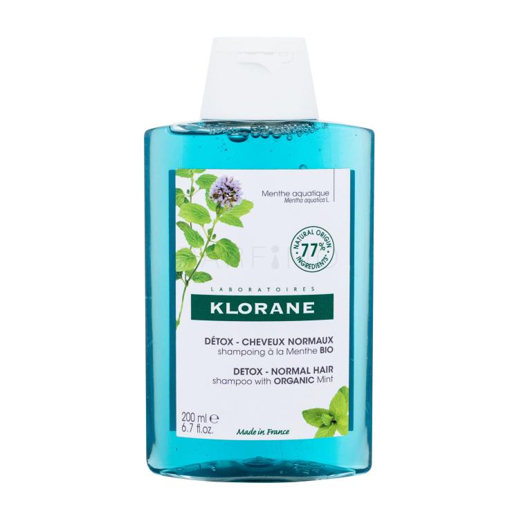 Klorane Aquatic Mint Detox Shampoo donna 200 ml