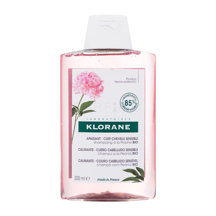Klorane Organic Peony Soothing &amp; Anti-Irritating Shampoo donna 200 ml