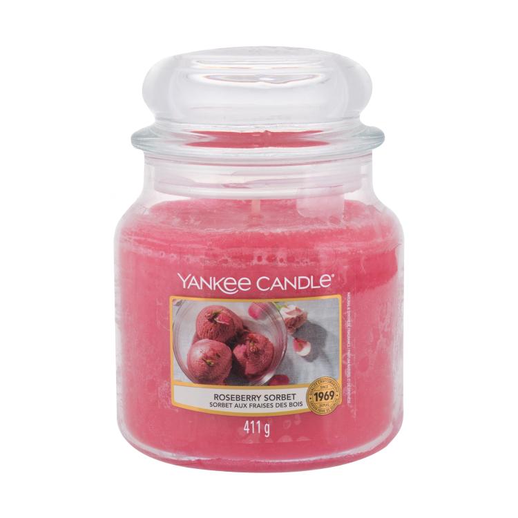 Yankee Candle Roseberry Sorbet Candela profumata 411 g