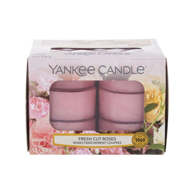 Yankee Candle Fresh Cut Roses Candela profumata 117,6 g