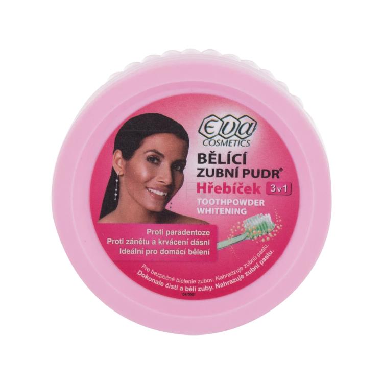 Eva Cosmetics Whitening Toothpowder Clove Sbiancamento denti 30 g