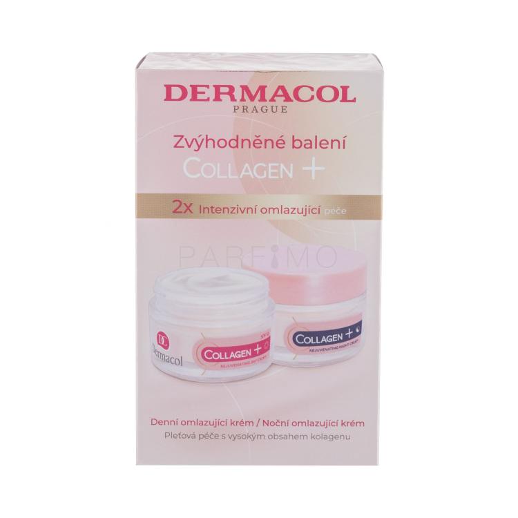 Dermacol Collagen+ SPF10 Pacco regalo crema giorno collagene + ringiovanente SPF10 50 ml + crema notte  Collagen+ Rejuvenating 50 ml