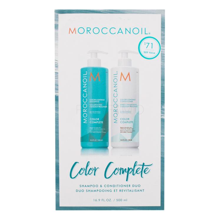 Moroccanoil Color Complete Pacco regalo shampoo Color Complete 500 ml + balsamo Color Complete 500 ml
