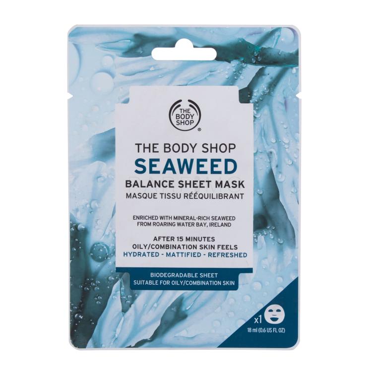 The Body Shop Seaweed Balance Sheet Mask Maschera per il viso donna 18 ml