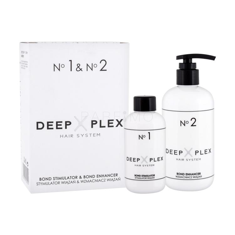 Stapiz Deep_Plex No. 1 &amp; No. 2 Pacco regalo Deep Plex Bond Stimulator No. 1 150 ml + Deep Plex Bond Enhancer No. 2 290 ml