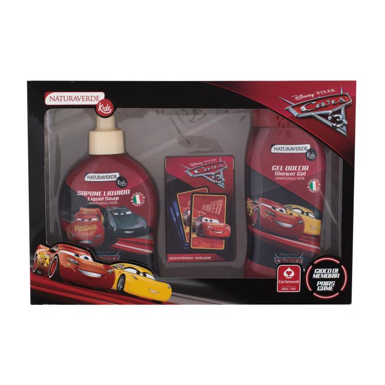 Naturaverde Kids Cars Pacco regalo doccia gel Cars 250 ml + sapone liquido mani Cars 250 ml + carte Cars