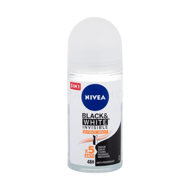 Nivea Black &amp; White Invisible Ultimate Impact 48H Antitraspirante donna 50 ml