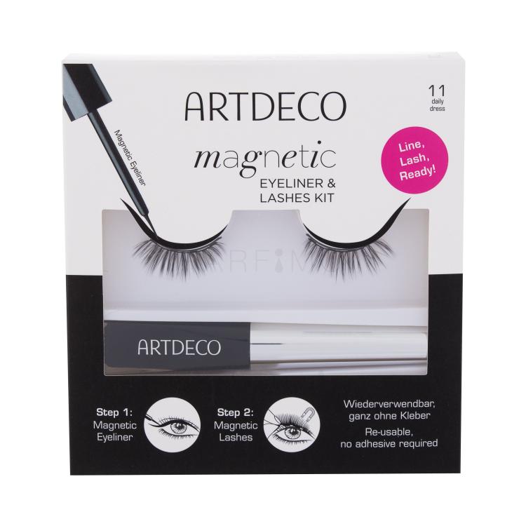 Artdeco Magnetic Eyeliner &amp; Lashes Kit Pacco regalo ciglia finte magnetiche 1 paio + eyeliner 5 ml