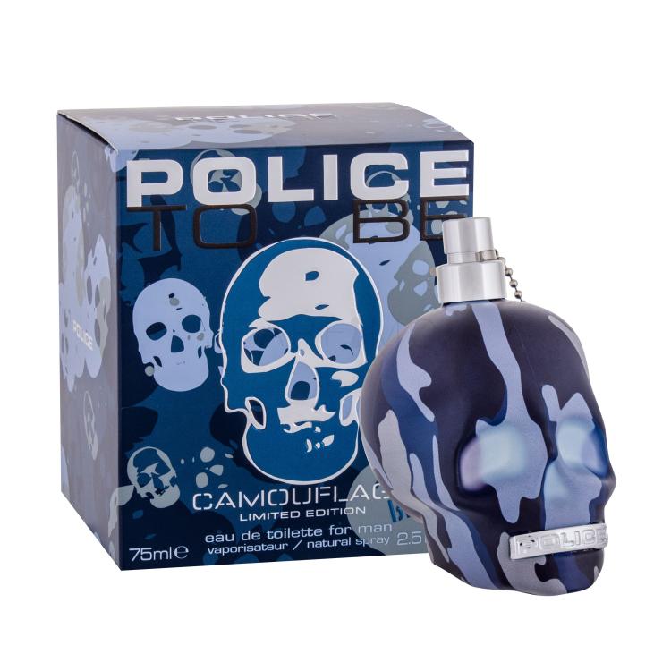 Police To Be Camouflage Blue Eau de Toilette uomo 75 ml