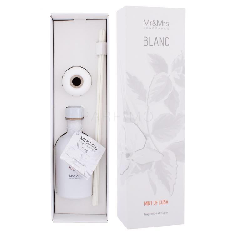 Mr&amp;Mrs Fragrance Blanc Mint Of Cuba Spray per la casa e diffusori 250 ml