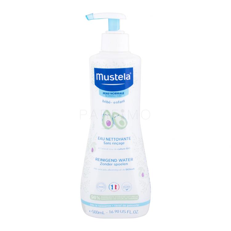 Mustela Bébé Cleansing Water No-Rinse Acqua detergente e tonico bambino 500 ml
