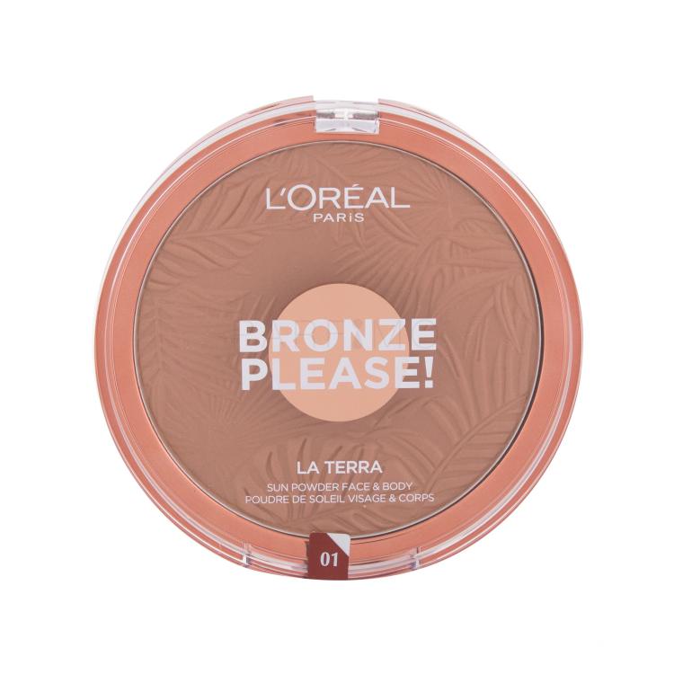 L&#039;Oréal Paris Bronze Please! Bronzer donna 18 g Tonalità 01