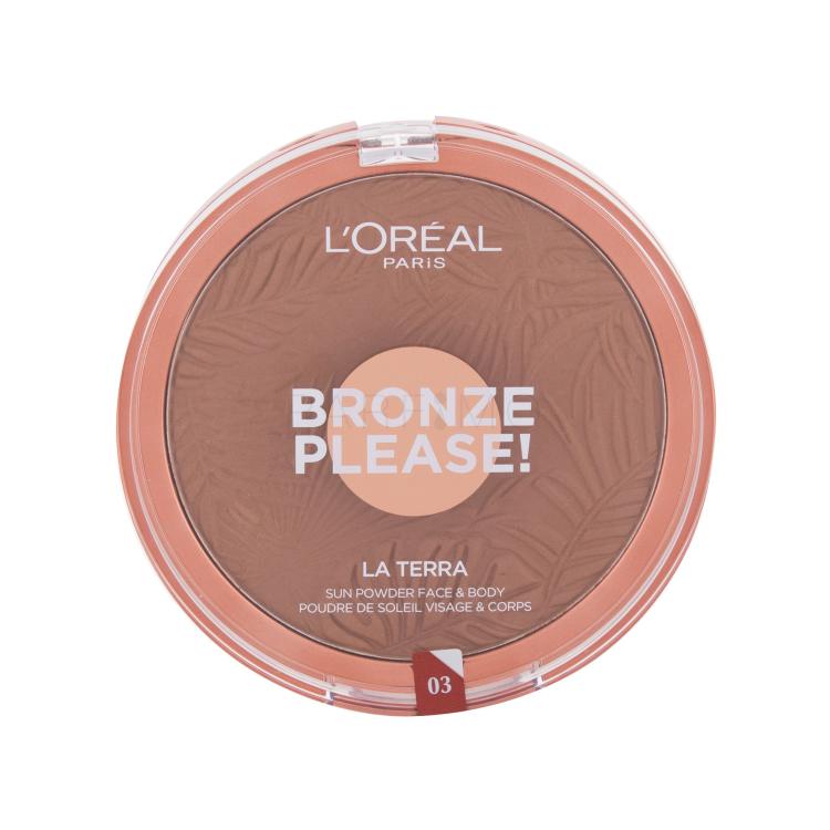 L&#039;Oréal Paris Bronze Please! Bronzer donna 18 g Tonalità 03