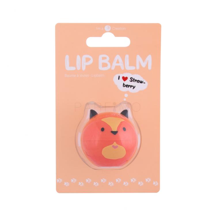 2K Cute Animals Lip Balm Strawberry Balsamo per le labbra donna 6 g
