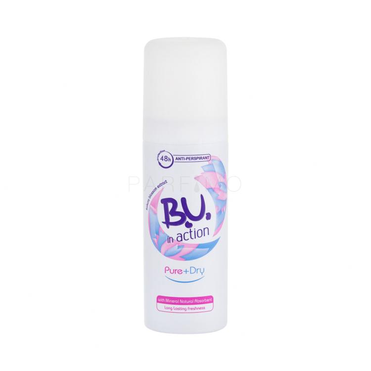 B.U. In Action Pure+Dry Deodorante donna 50 ml