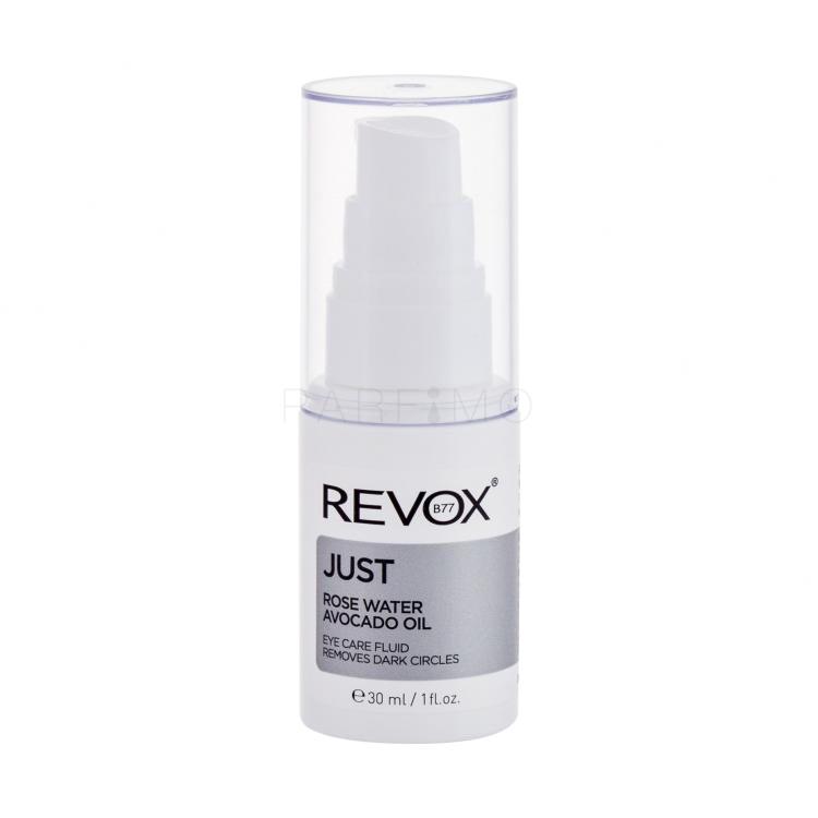 Revox Just Rose Water Avocado Oil Fluid Crema contorno occhi donna 30 ml