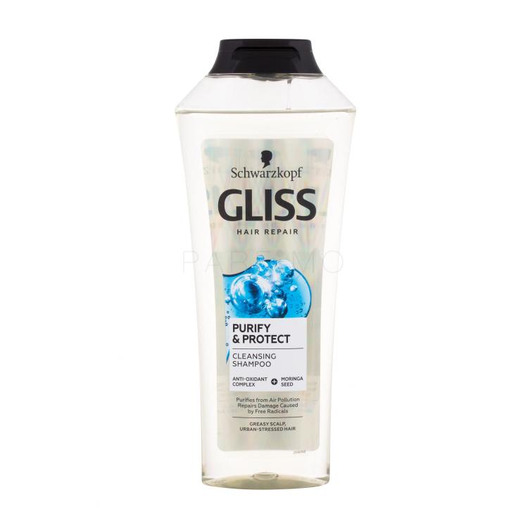 Schwarzkopf Gliss Purify &amp; Protect Shampoo donna 400 ml