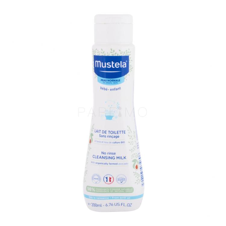 Mustela Bébé No Rinse Cleansing Milk Latte corpo bambino 200 ml