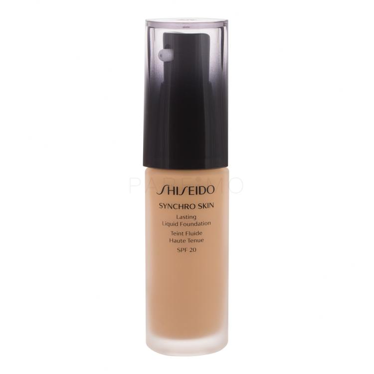 Shiseido Synchro Skin Lasting Liquid Foundation SPF20 Fondotinta donna 30 ml Tonalità Golden 4