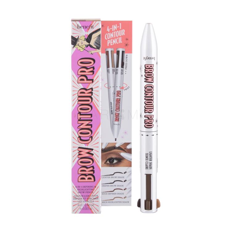 Benefit Brow Contour Pro 4in1 Matita sopracciglia donna 0,4 g Tonalità 05 Brown-Black Deep