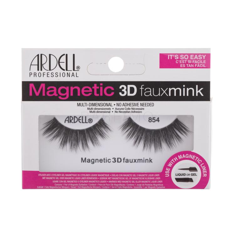 Ardell Magnetic 3D Faux Mink 854 Ciglia finte donna 1 pz Tonalità Black