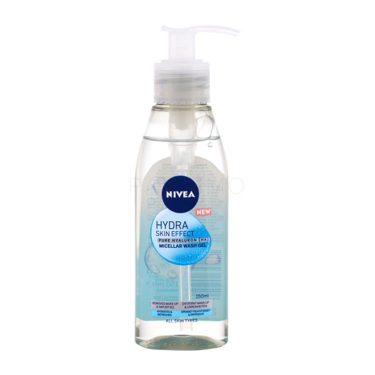 Nivea Hydra Skin Effect Micellar Gel detergente donna 150 ml