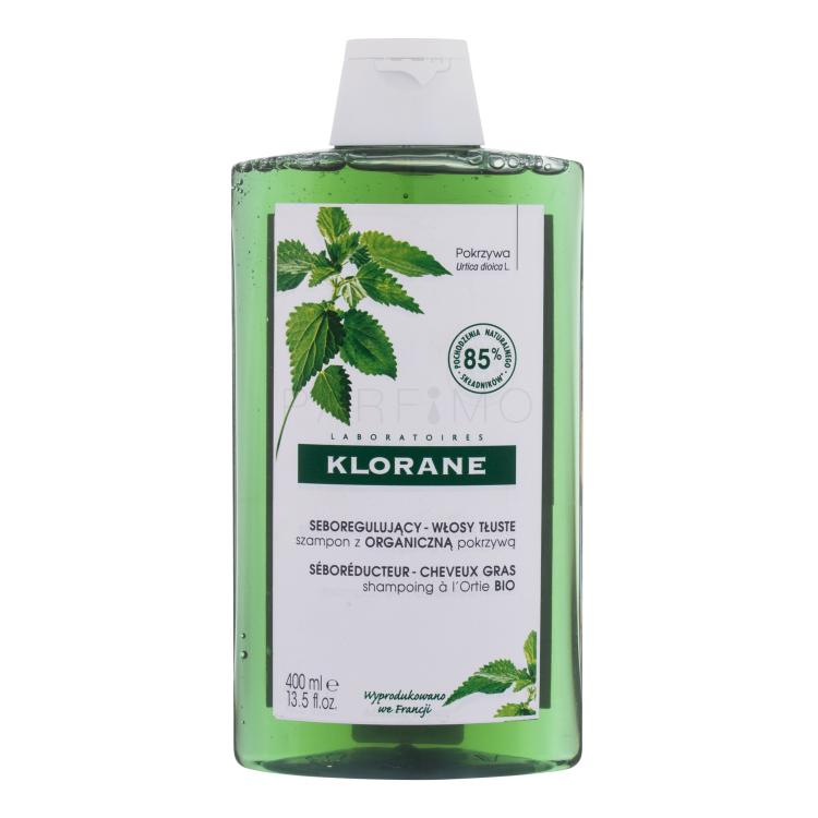 Klorane Organic Nettle Oil Control Shampoo donna 400 ml