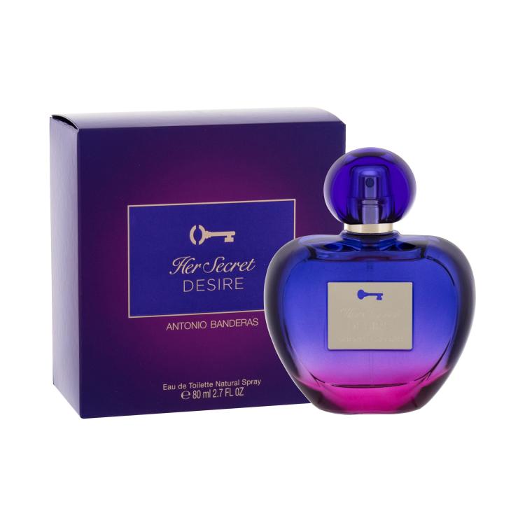 Banderas Her Secret Desire Eau de Toilette donna 80 ml