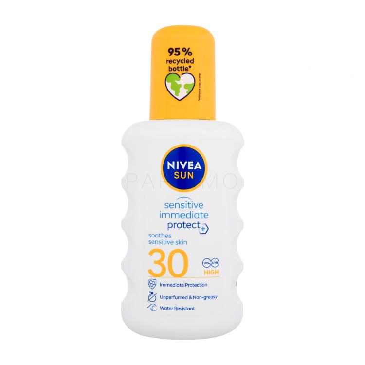 Nivea Sun Sensitive Immediate Protect+ SPF30 Protezione solare corpo 200 ml