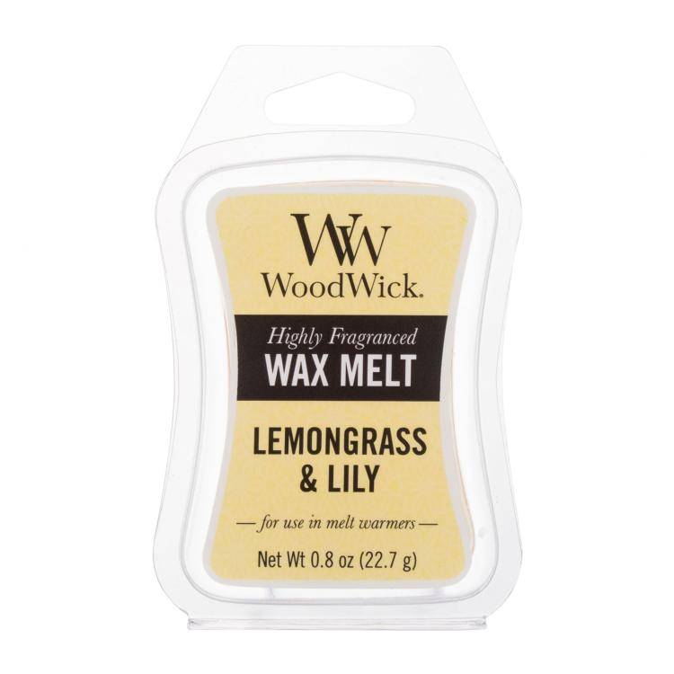 WoodWick Lemongrass &amp; Lily Cera profumata 22,7 g