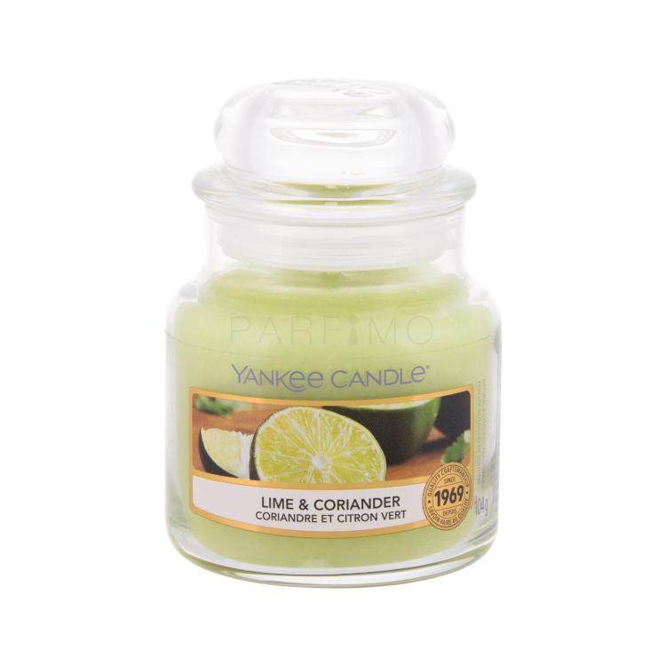 Yankee Candle Lime &amp; Coriander Candela profumata 104 g