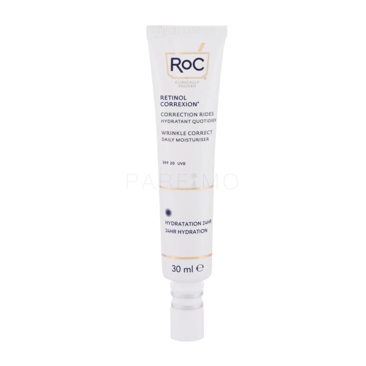 RoC Retinol Correxion Wrinkle Correct Daily Moisturizer SPF20 Crema giorno per il viso donna 30 ml