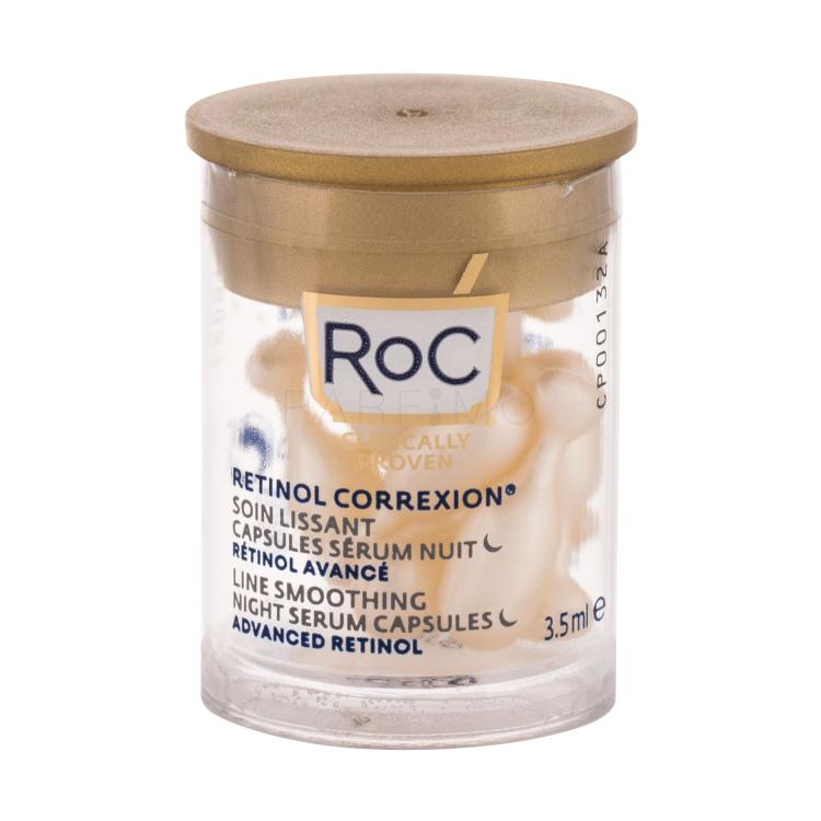 RoC Retinol Correxion Line Smoothing Advanced Retinol Night Serum Capsules Siero per il viso donna 3,5 ml